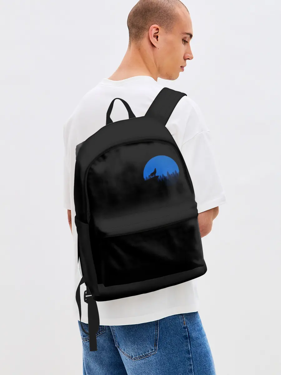 Рюкзак джинсовый / Луна