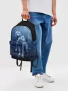 Рюкзак джинсовый / Волки