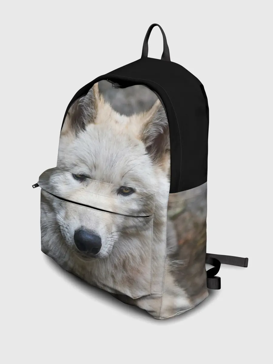 Рюкзак джинсовый / Волк