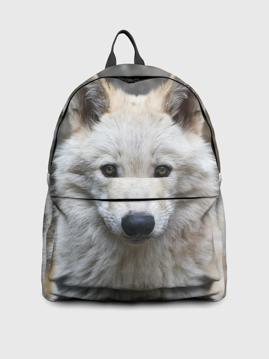 Рюкзак джинсовый / Волк