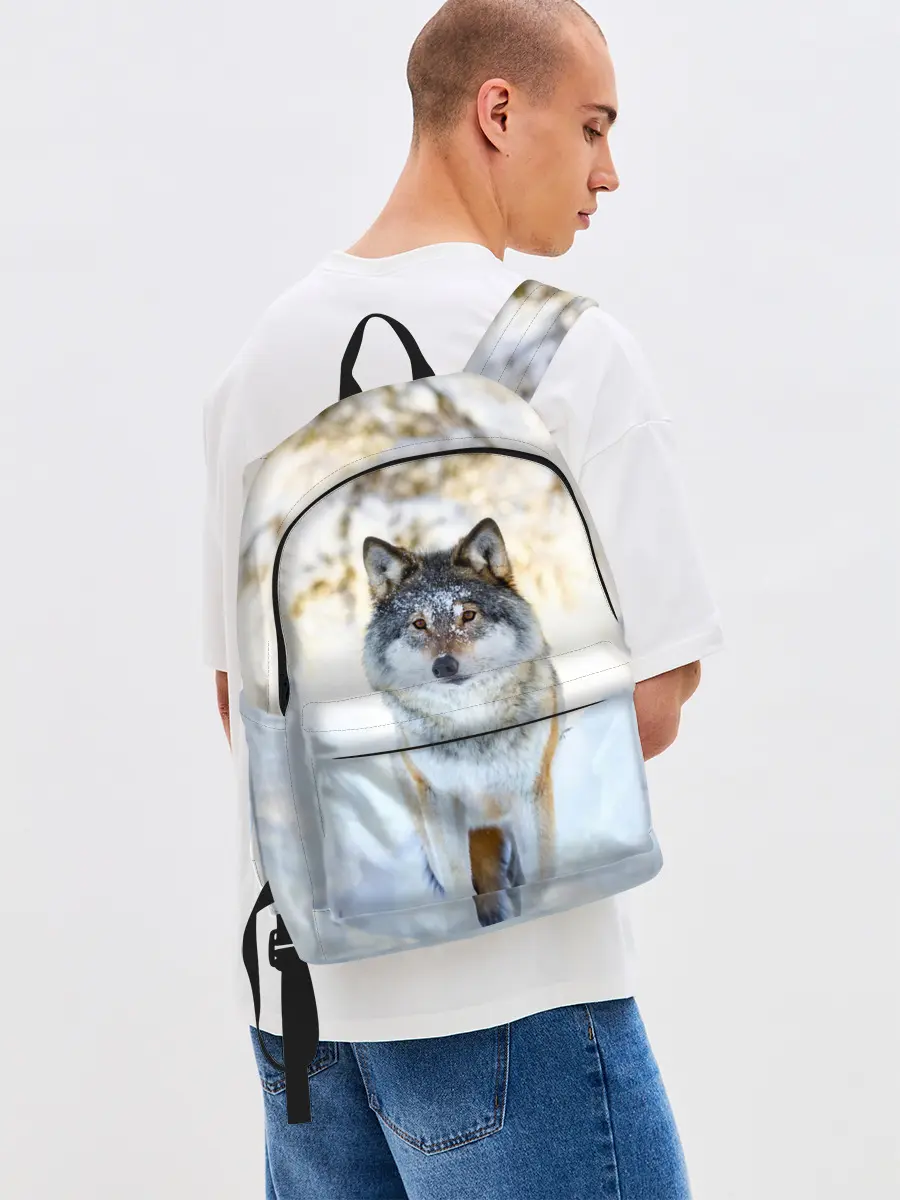 Рюкзак джинсовый / Я зимой