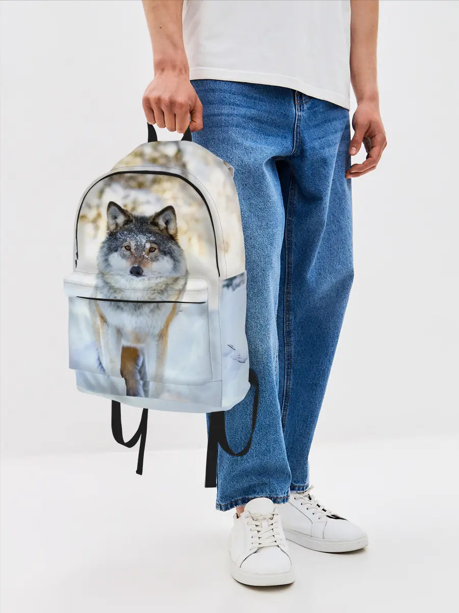 Рюкзак джинсовый / Я зимой