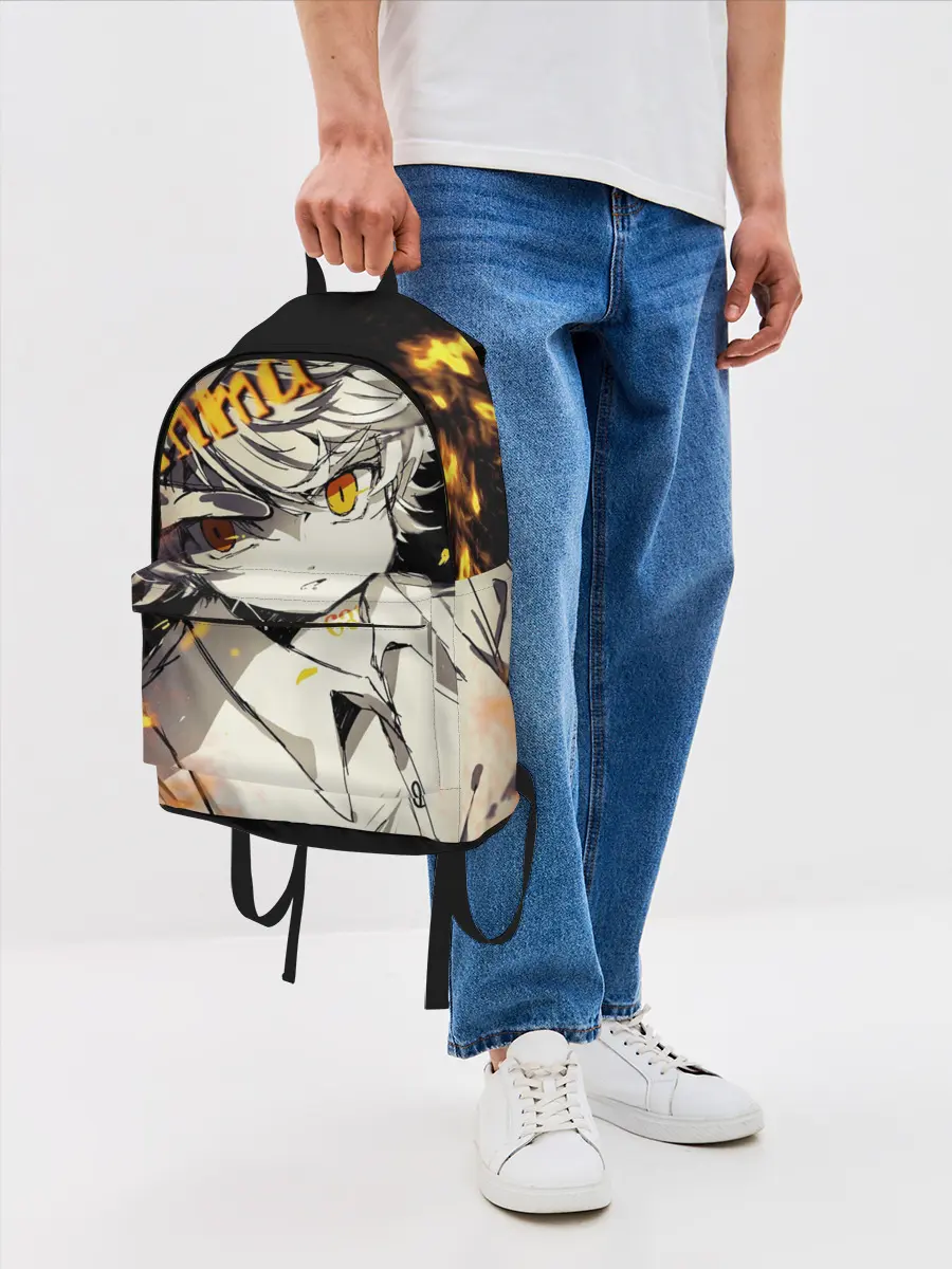 Рюкзак джинсовый / Обещанный неверленд Emma