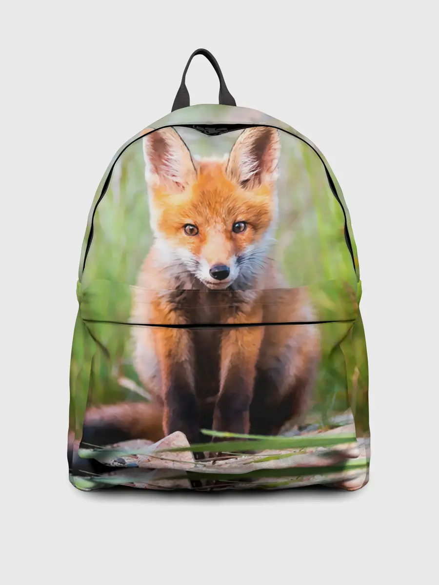 Рюкзак джинсовый / Лисичка