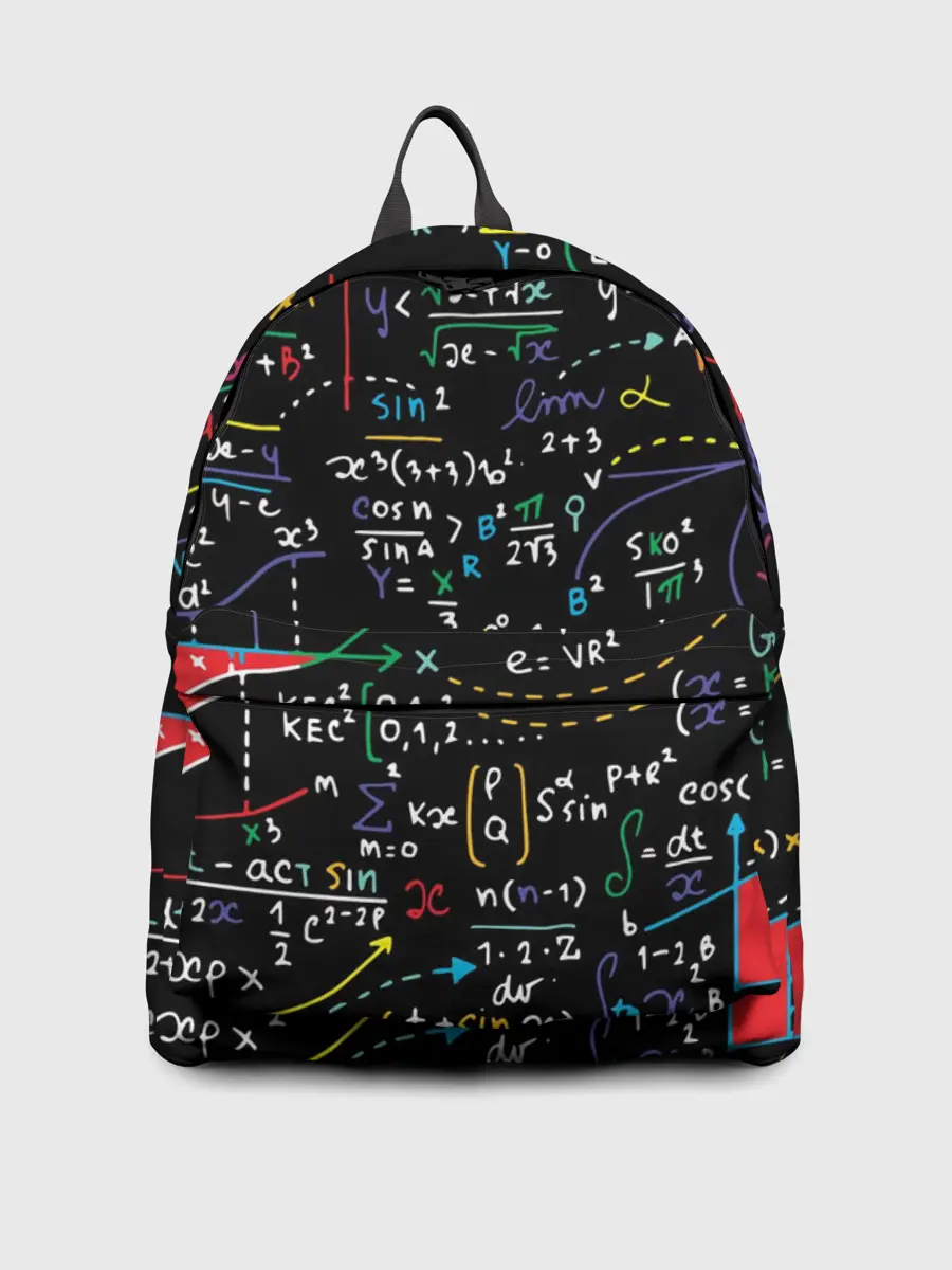 Рюкзак джинсовый / Математические формулы