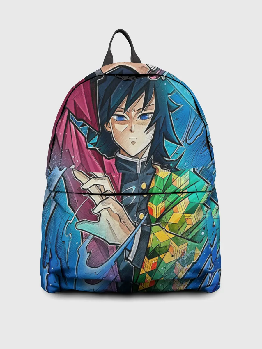 Рюкзак джинсовый / Гию Томиоко Клинок демонов