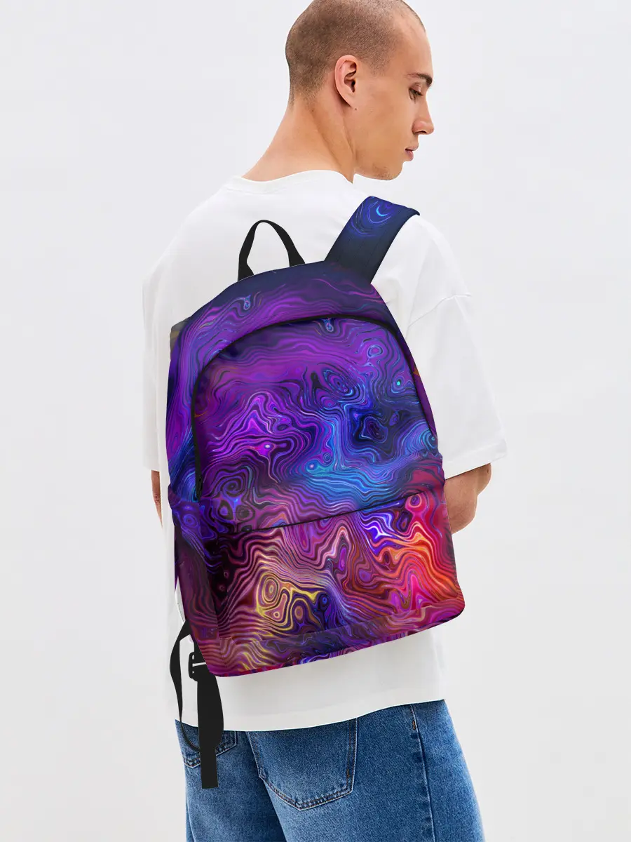 Рюкзак джинсовый / НЕОНОВЫЕ РАЗВОДЫ