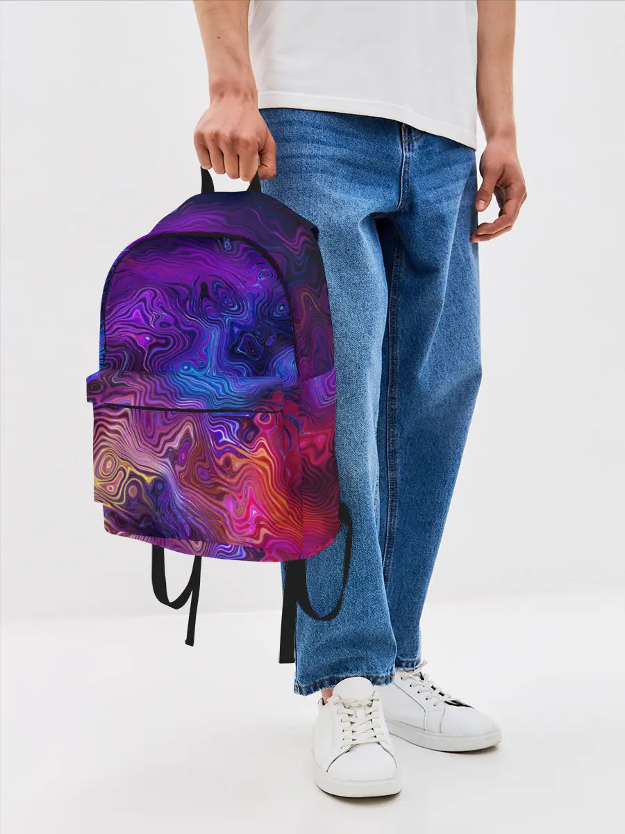 Рюкзак джинсовый / НЕОНОВЫЕ РАЗВОДЫ