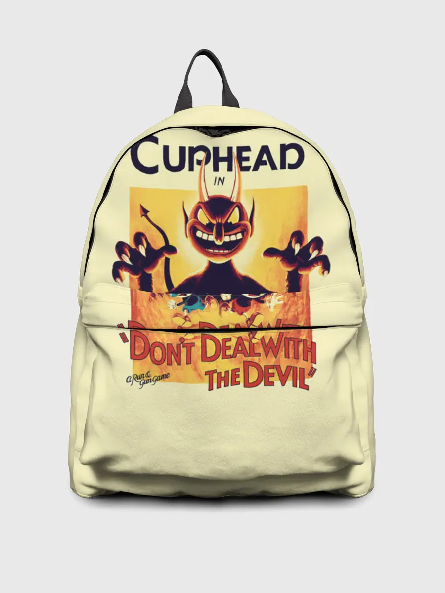 Рюкзак джинсовый / Cuphead