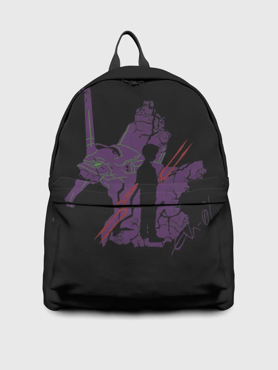 Рюкзак джинсовый / Евангилион