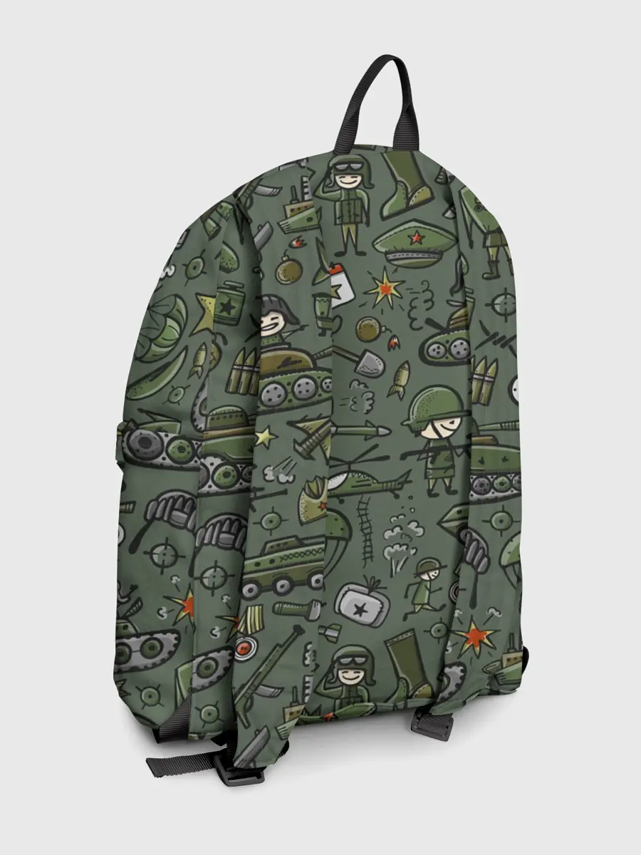 Рюкзак джинсовый / военные атрибуты