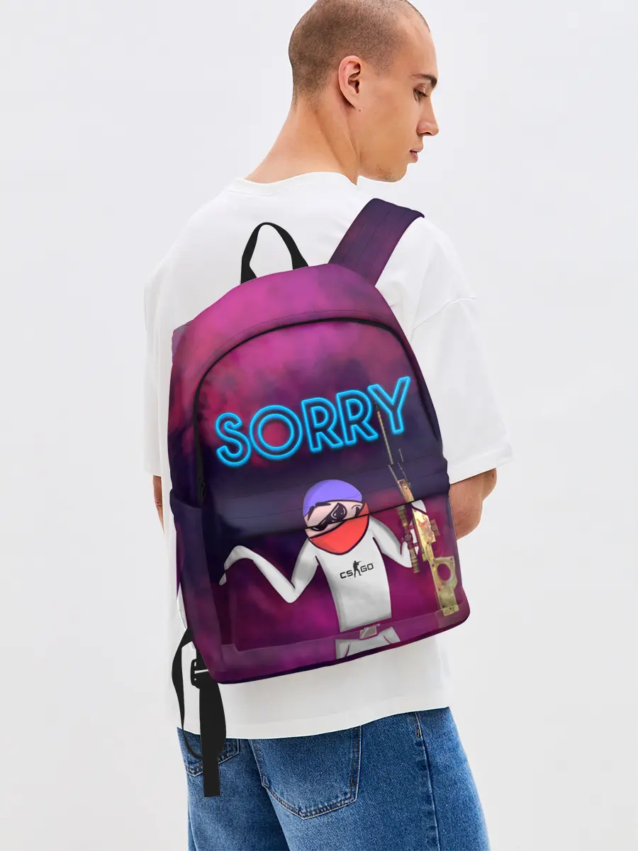 Рюкзак джинсовый / Sorry CS GO