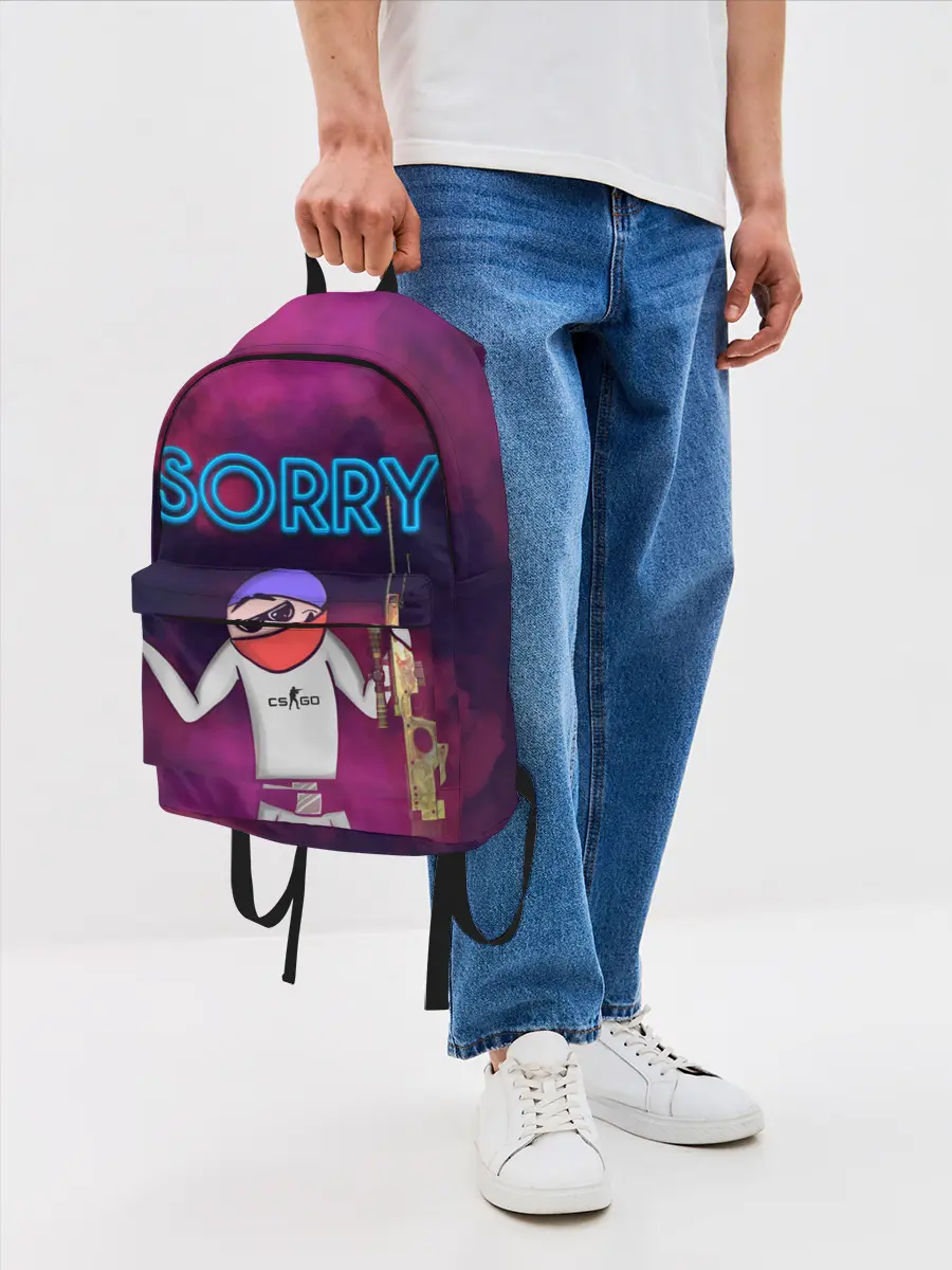Рюкзак джинсовый / Sorry CS GO