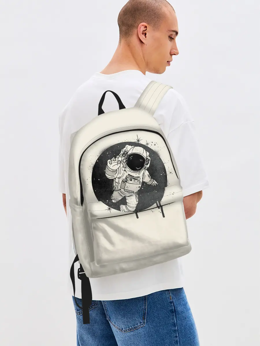 Рюкзак джинсовый / Тёмный космос