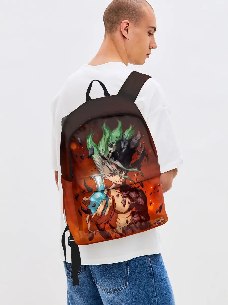 Рюкзак джинсовый / Доктор Стоун