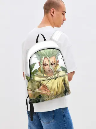 Рюкзак джинсовый / Доктор Стоун