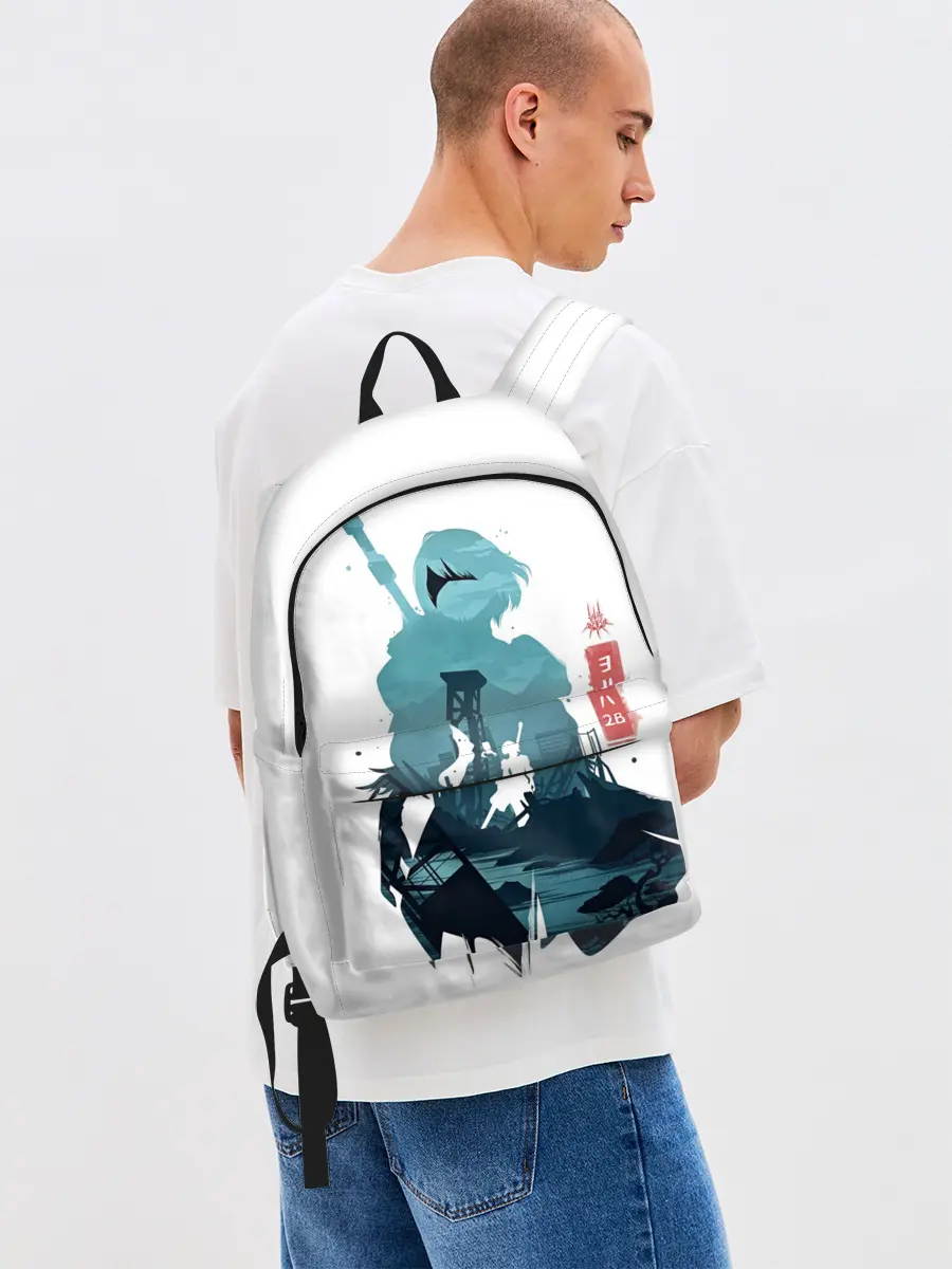 Рюкзак джинсовый / NIER AUTOMATA 2B