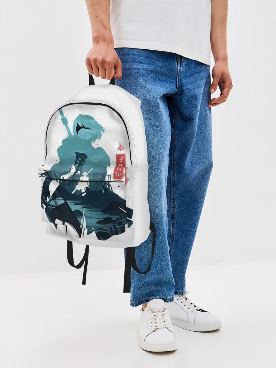 Рюкзак джинсовый / NIER AUTOMATA 2B