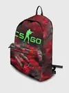 Рюкзак джинсовый / CS GO Red heat