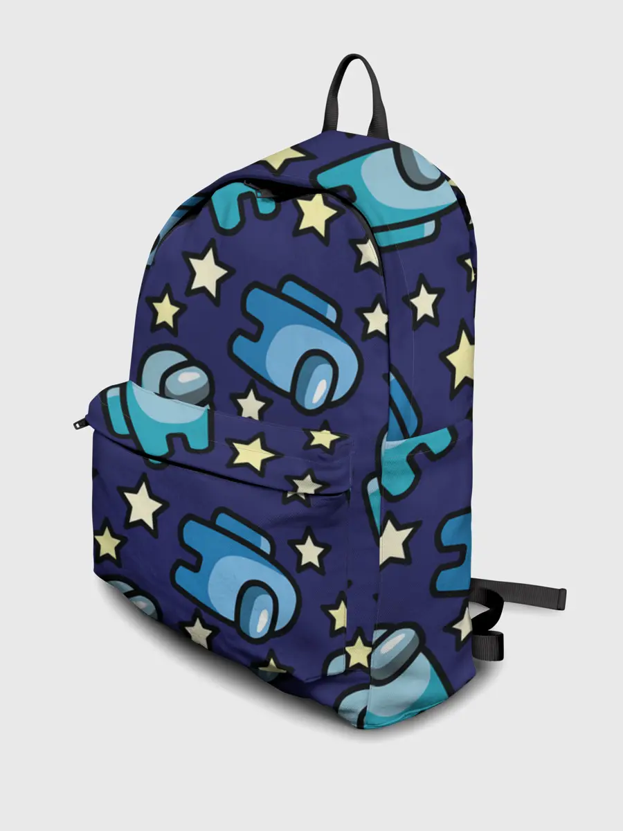 Рюкзак джинсовый / Among Us | Звёзды