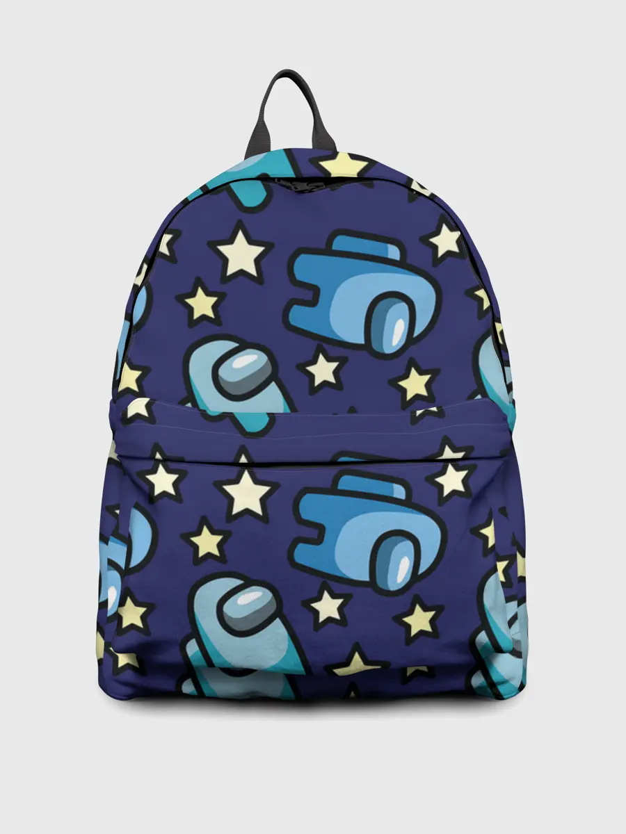 Рюкзак джинсовый / Among Us | Звёзды