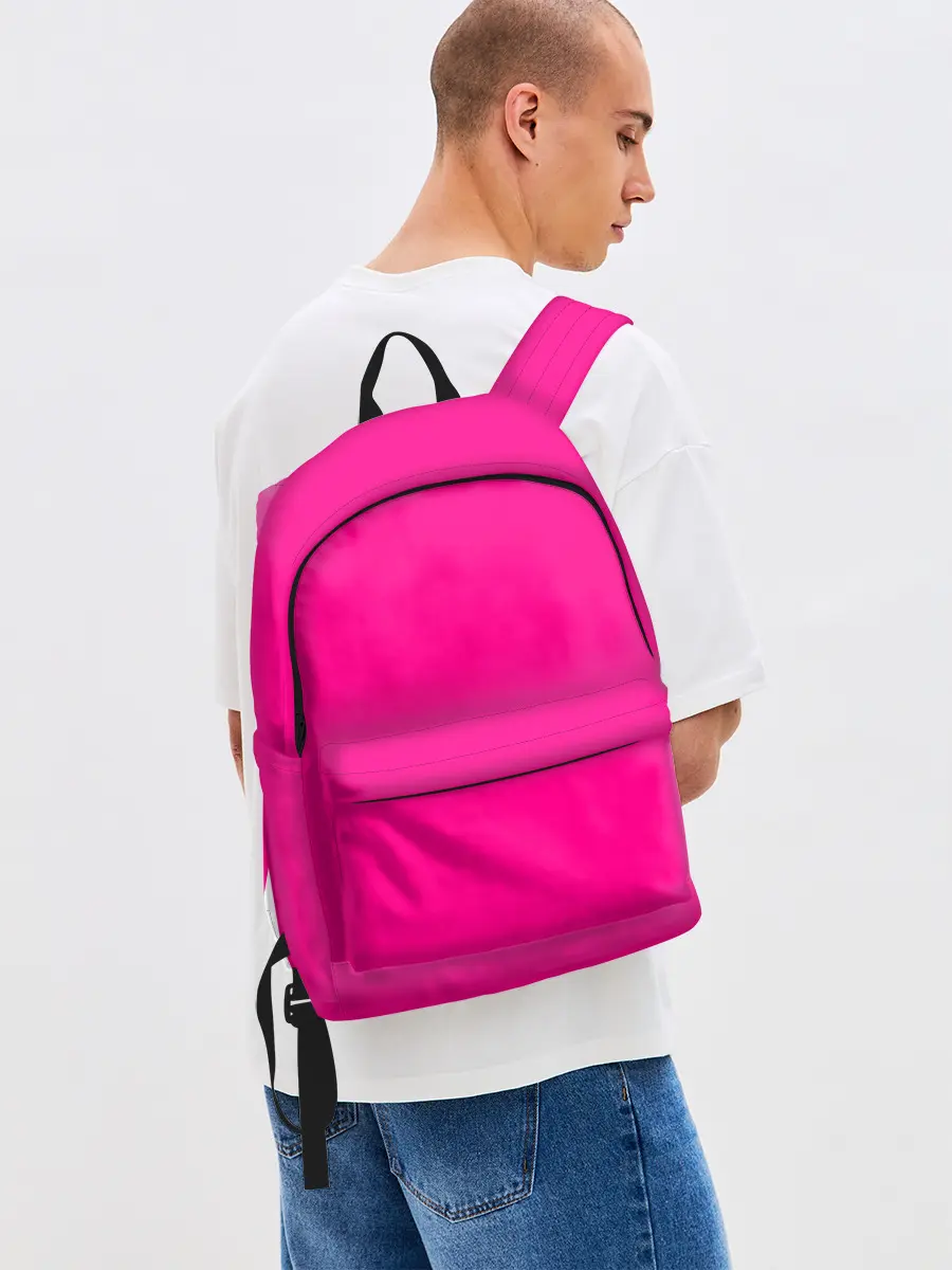 Рюкзак джинсовый / РОЗОВАЯ МАСКА