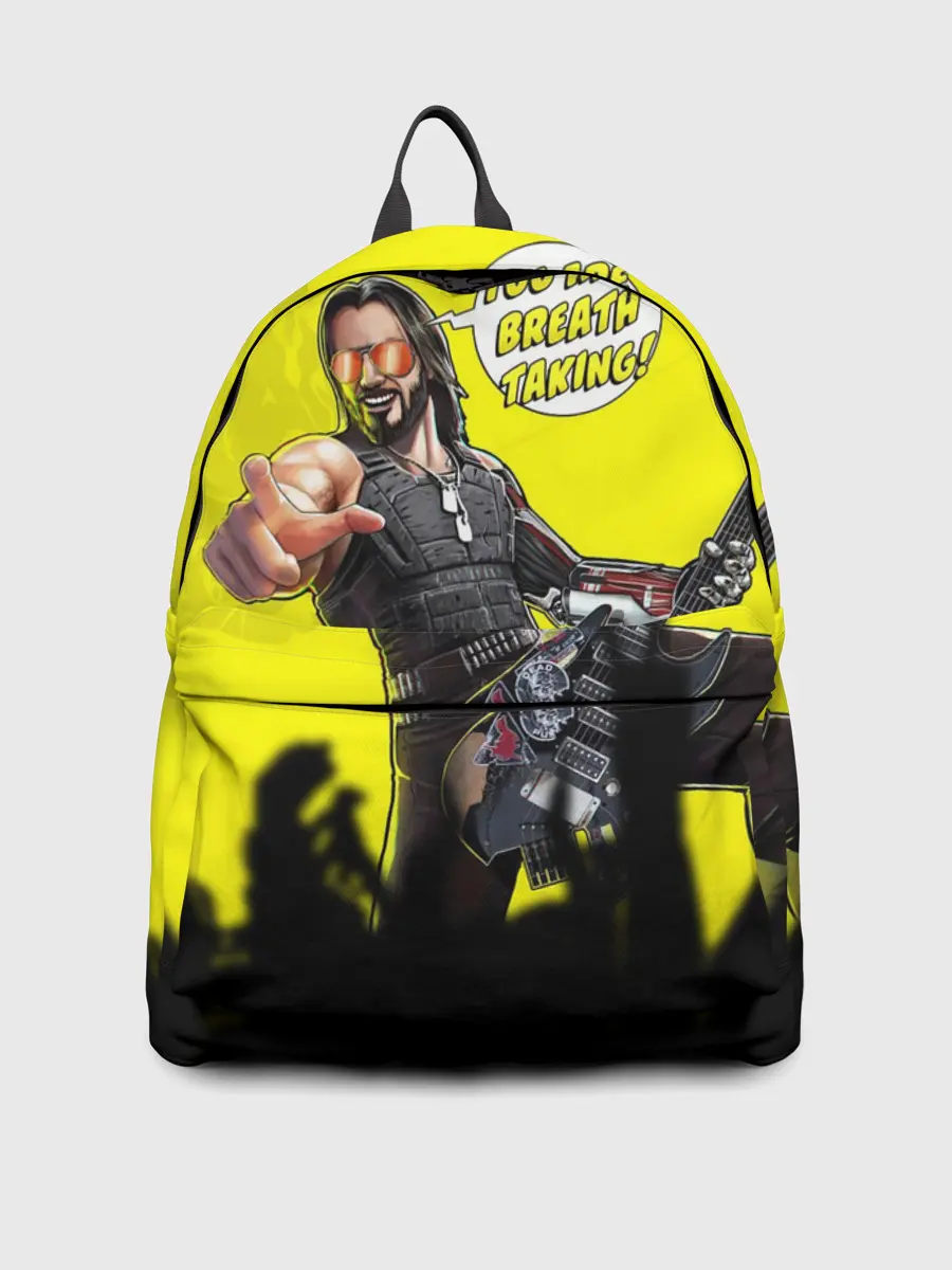 Рюкзак джинсовый / Cyberpunk 2077 | Breathtaking