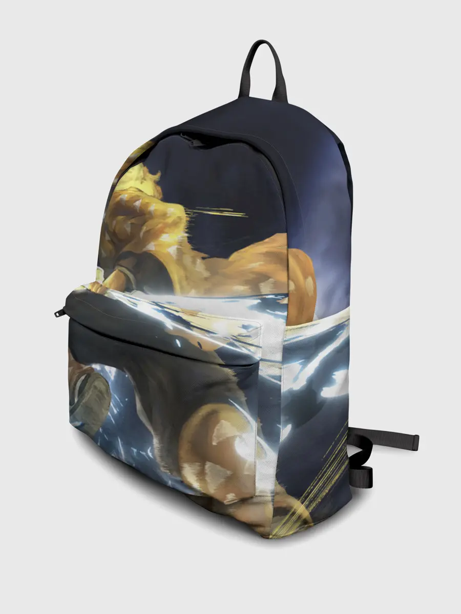 Рюкзак джинсовый / Зиницу Агацума Бог ГРОМА