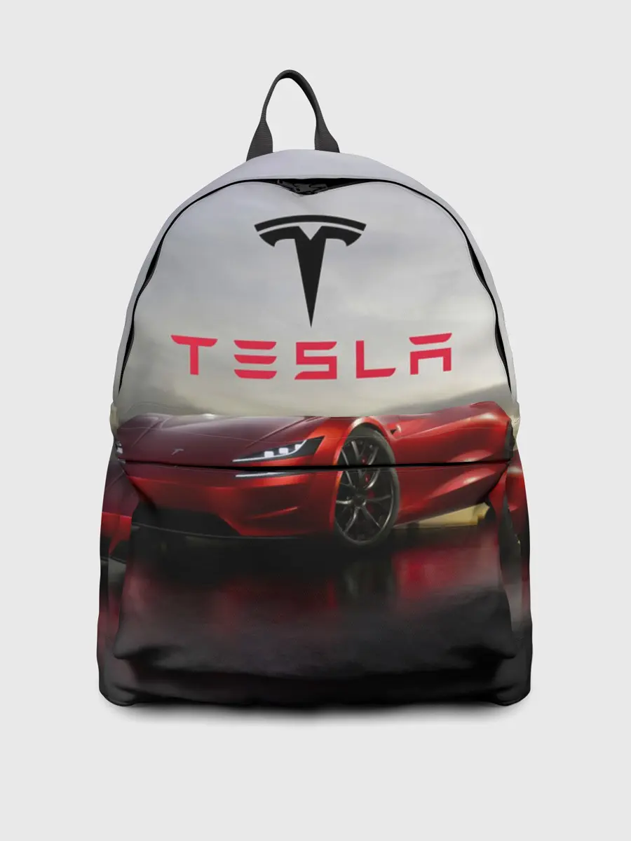 Рюкзак джинсовый / Tesla Roadster