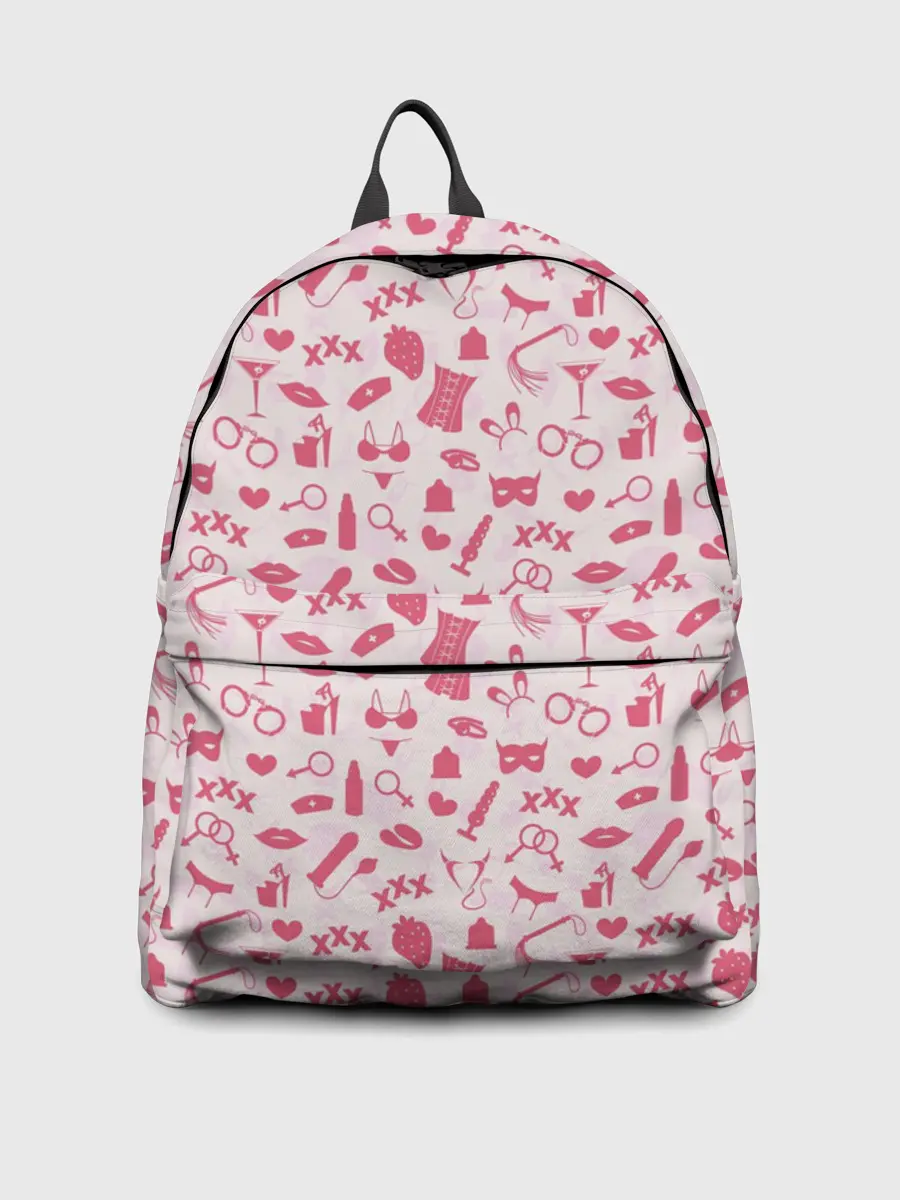 Рюкзак джинсовый / Клубничка