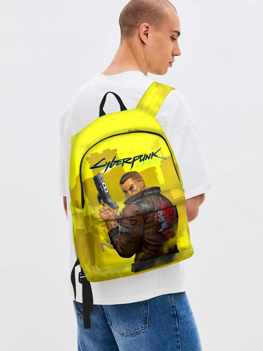 Рюкзак джинсовый / Cyberpunk 2077