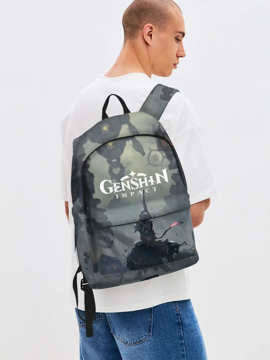 Рюкзак джинсовый / Genshin impact | Noelle