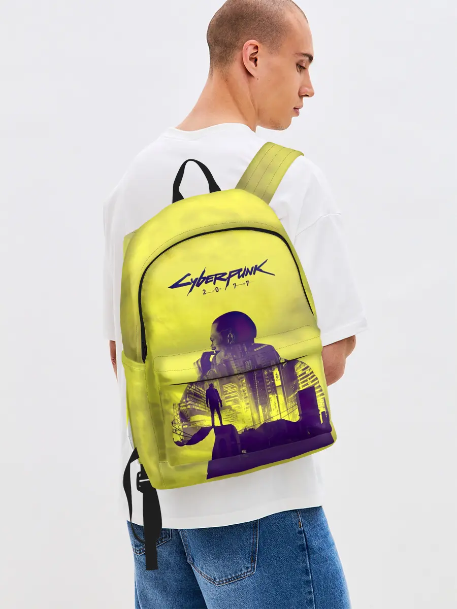 Рюкзак джинсовый / Cyberpunk 2077