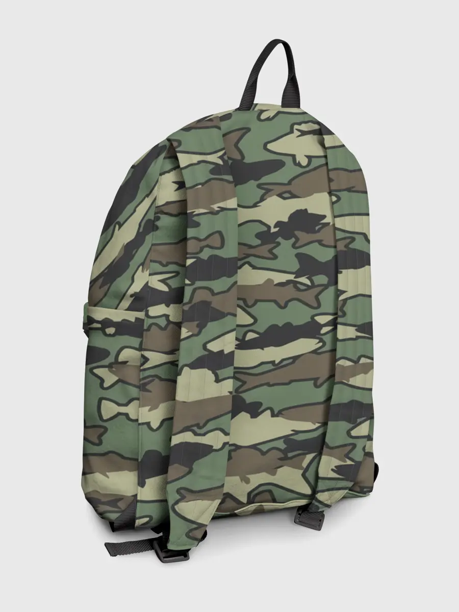 Рюкзак джинсовый / Камуфляж акулы