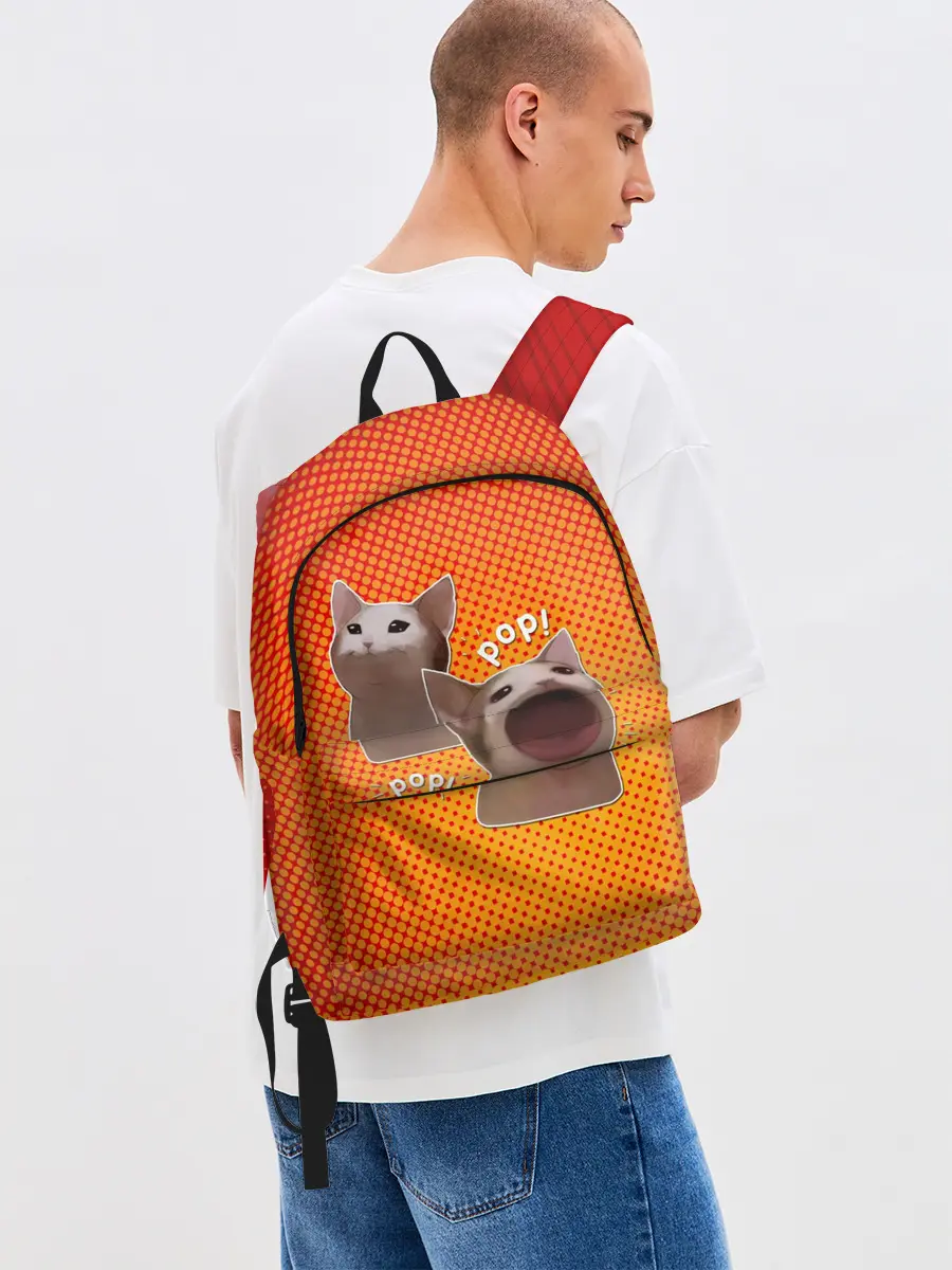 Рюкзак джинсовый / Cat Pop