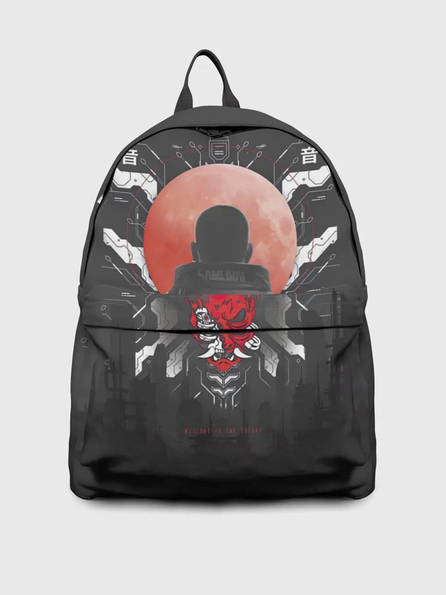 Рюкзак джинсовый / Cyberpunk 2077 WELCOME TO THE FUTURE