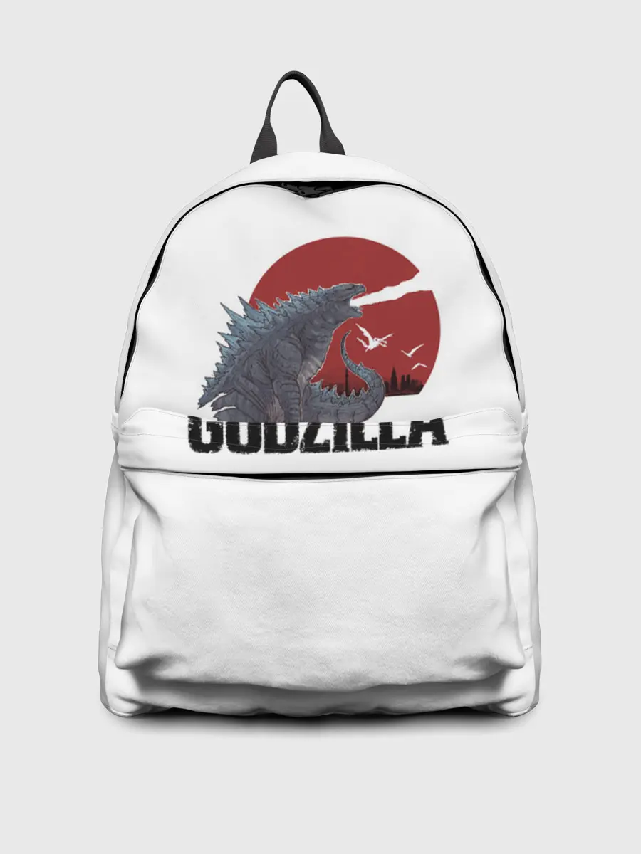Рюкзак джинсовый / Годзилла