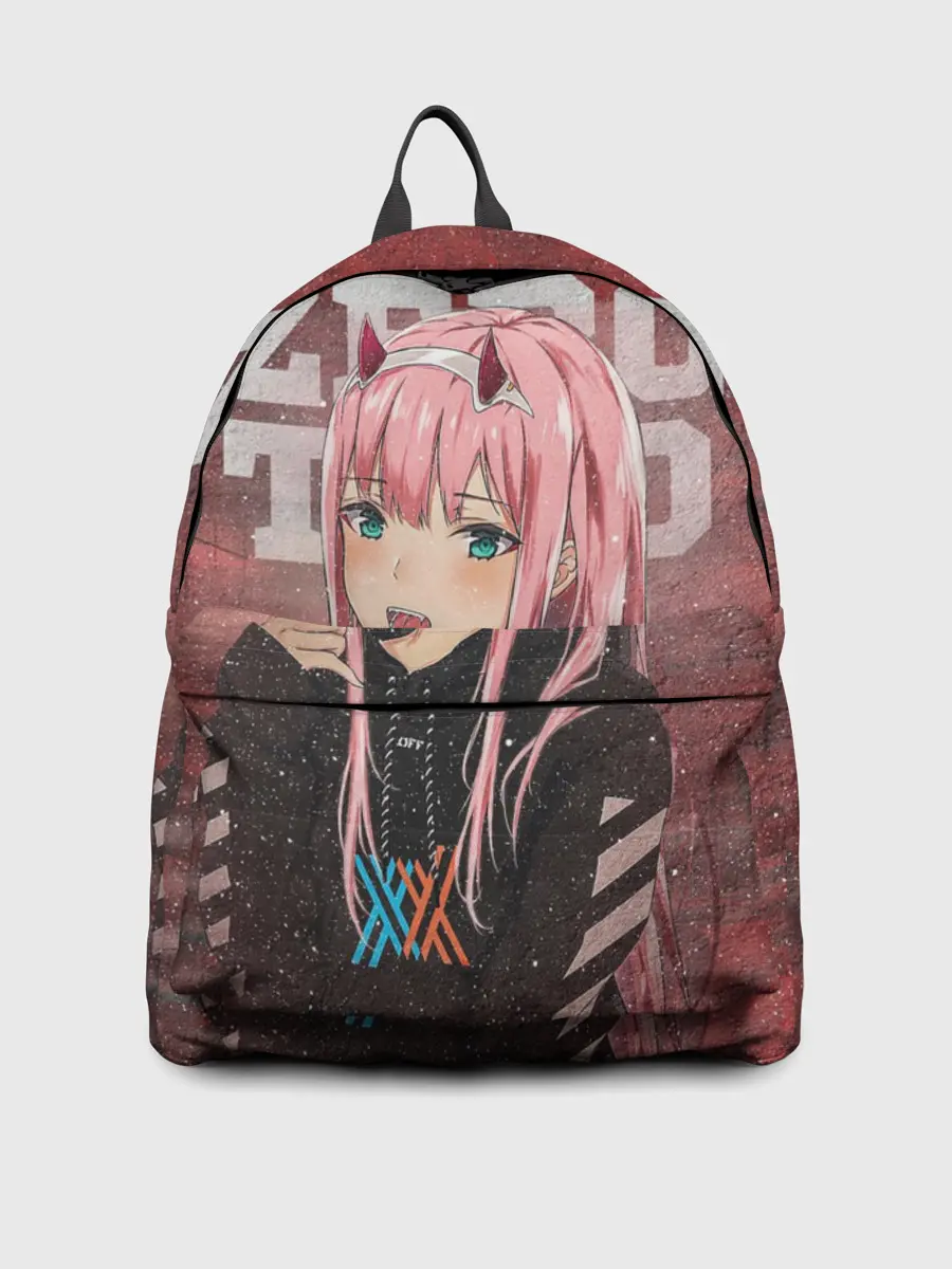 Рюкзак джинсовый / Zero Two в толстовке