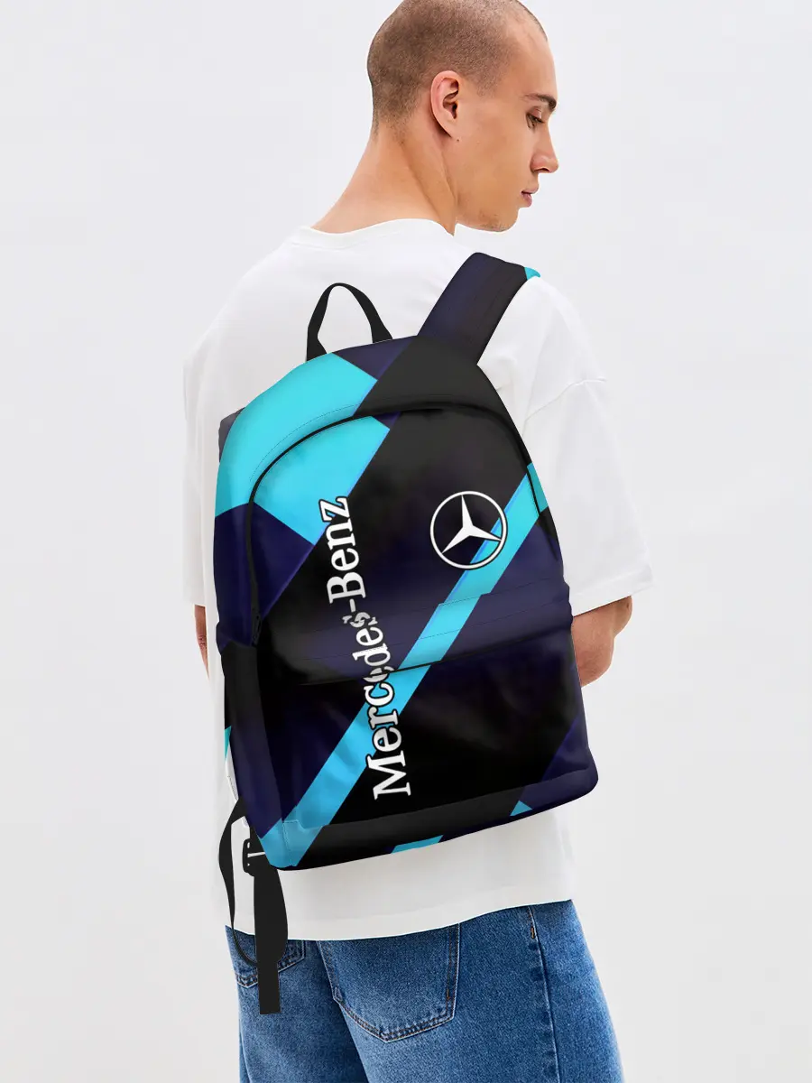Рюкзак джинсовый / Mercedes Benz