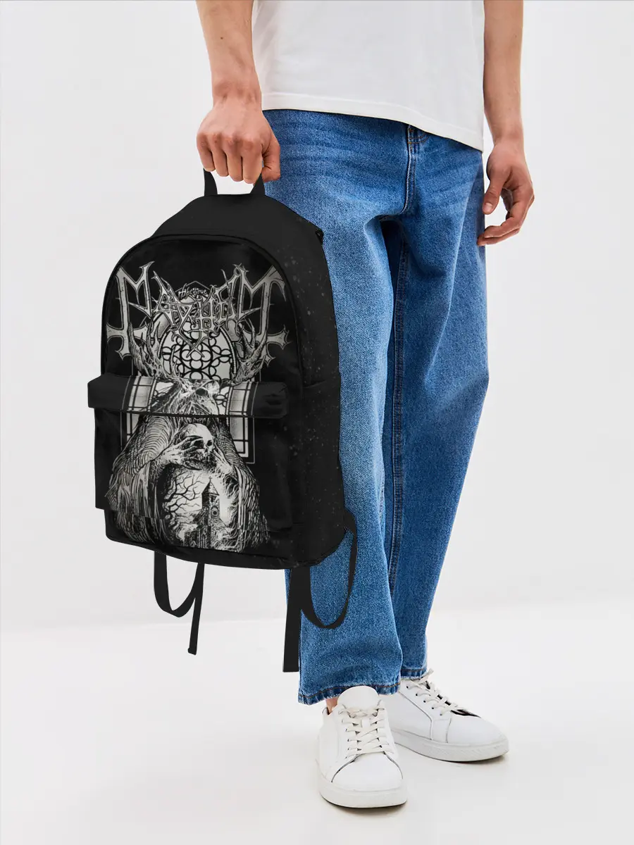 Рюкзак джинсовый / MAYHEM