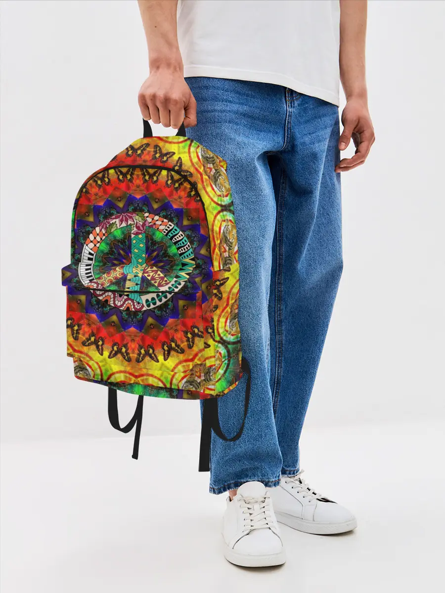 Рюкзак джинсовый / Хиппи