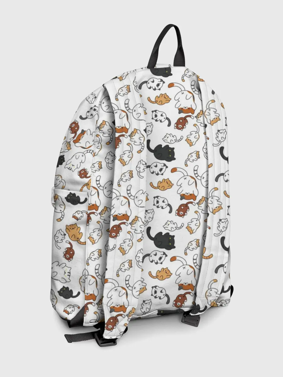 Рюкзак джинсовый / Коты