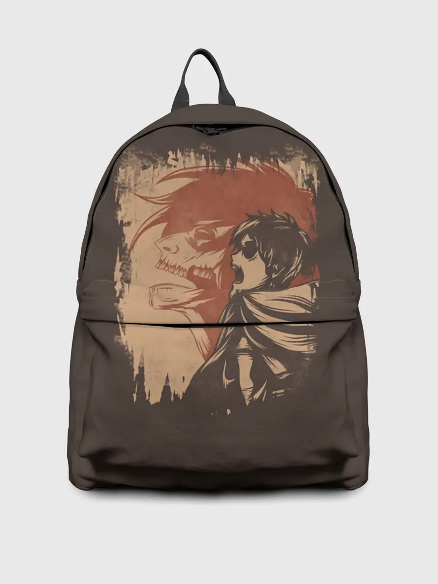 Рюкзак джинсовый / Эрен Йегер