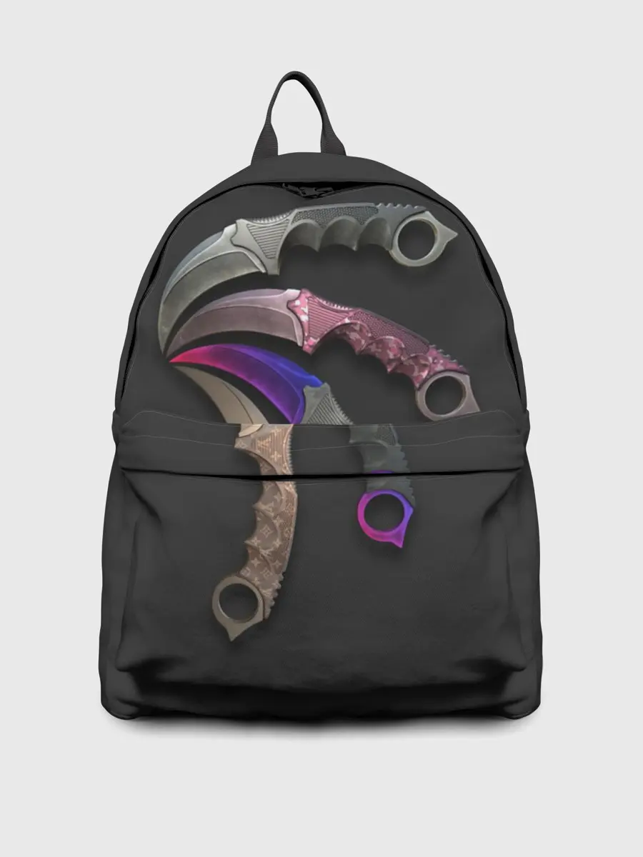 Рюкзак джинсовый / CS Ножи Керамбит разных расцветок