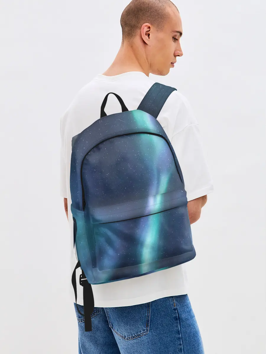 Рюкзак джинсовый / Северное Сияние