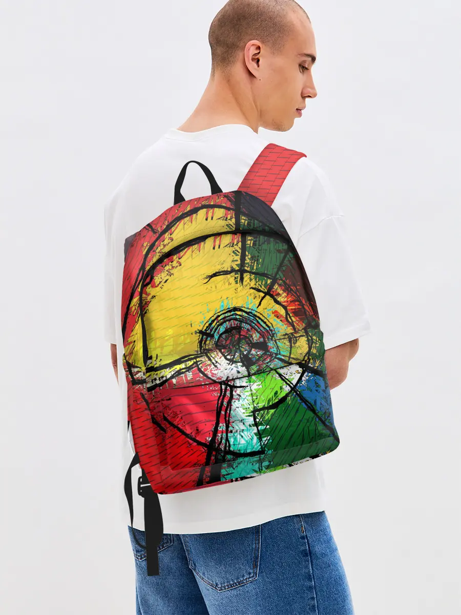 Рюкзак джинсовый / Центрифуга красок