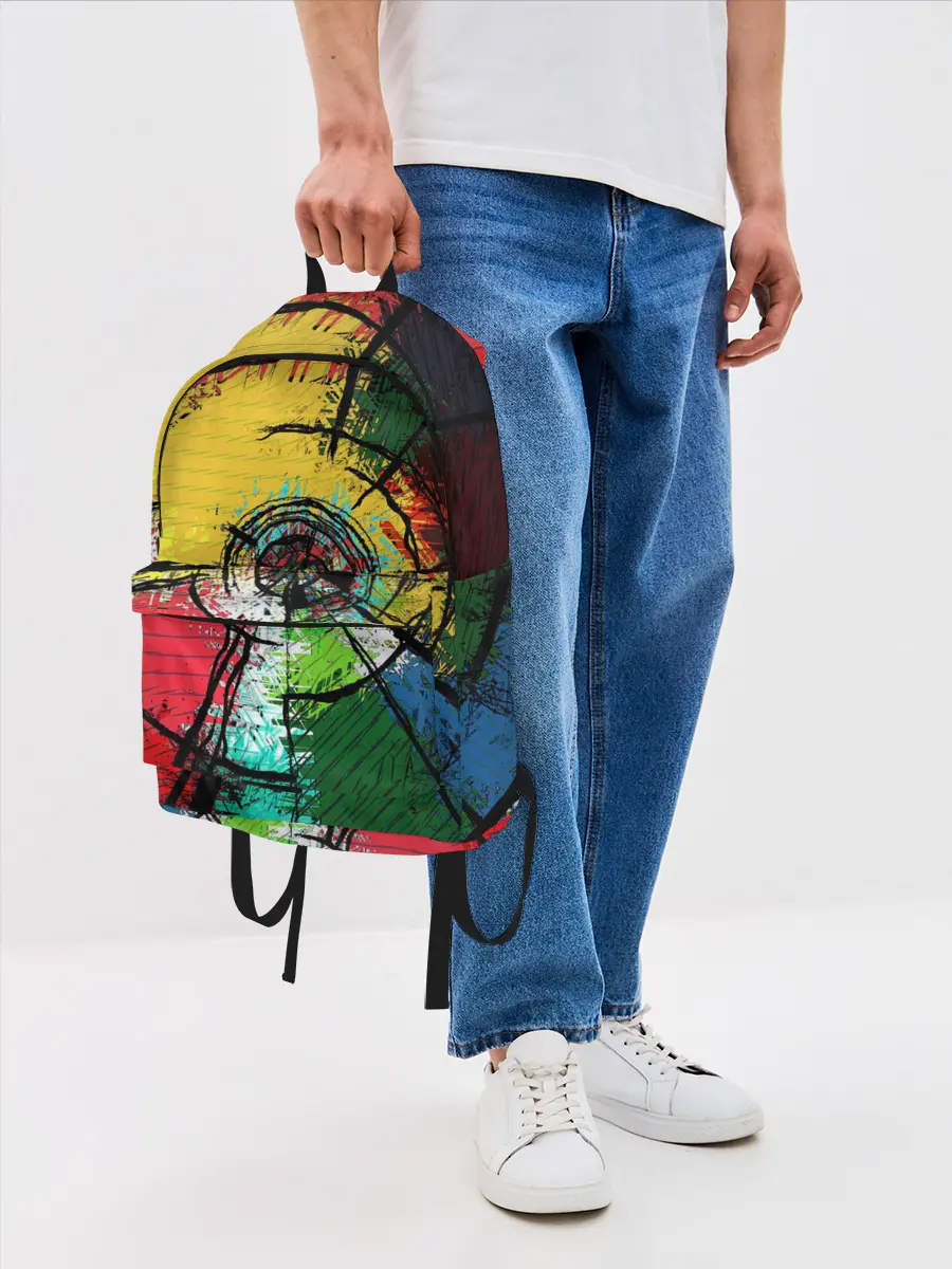 Рюкзак джинсовый / Центрифуга красок