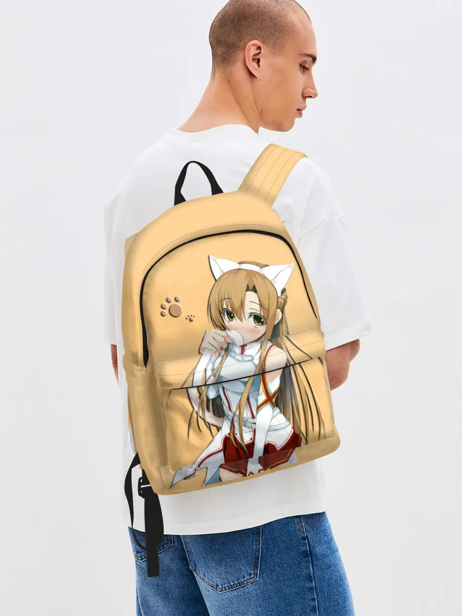 Рюкзак джинсовый / неко Асуна