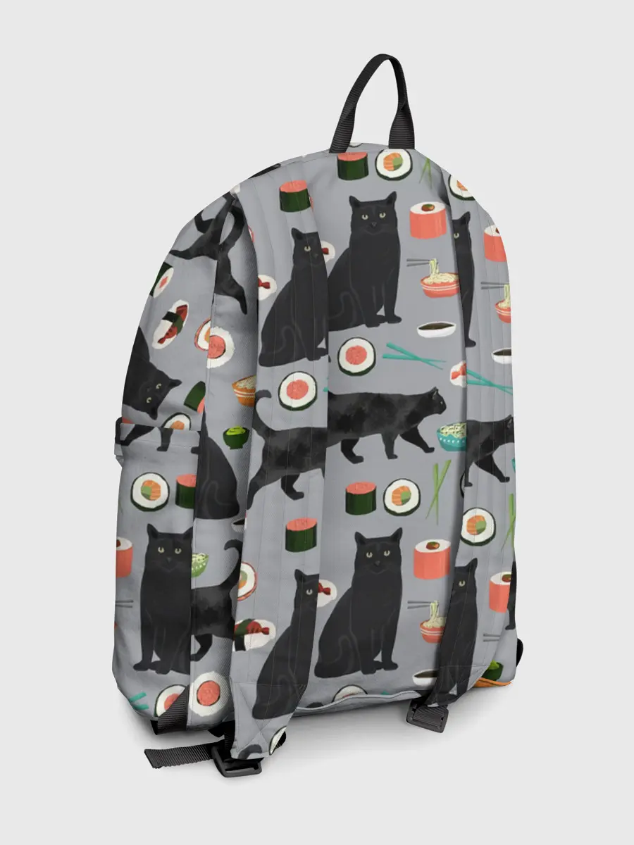 Рюкзак джинсовый / Котики и Суши