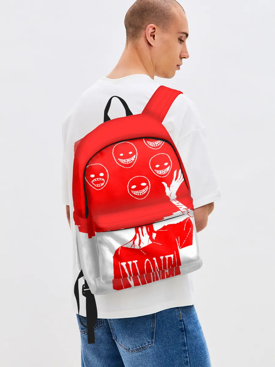 Рюкзак джинсовый / многоголовый v love